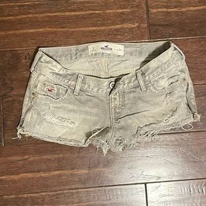 Gray shorts from Hollister, size 0.